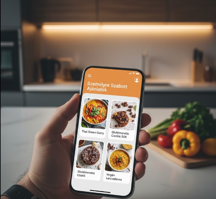 Személyre szabott receptajánlók okostelefonon